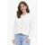 Casaco Tricô D Bell Outlet Fashion Bolso Branco - Branco