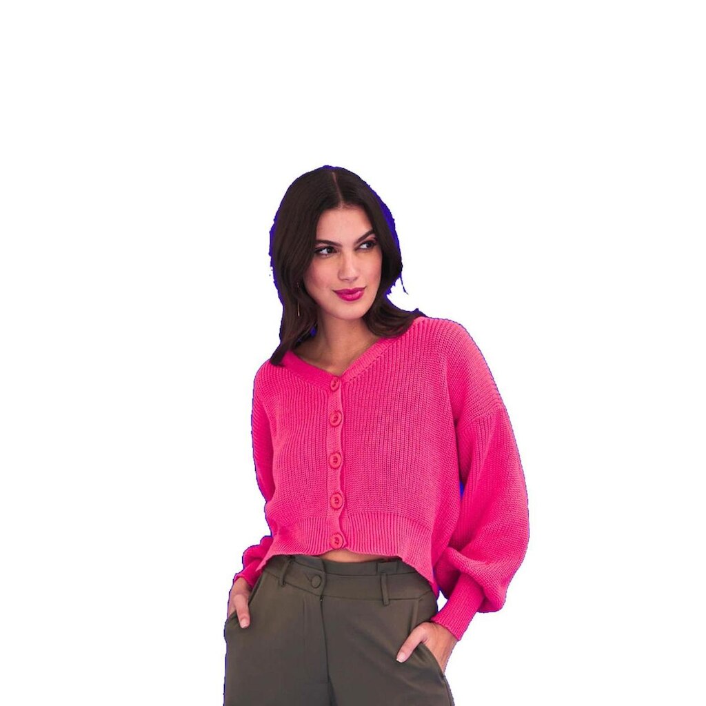Casaco Tricot Ana Gonçalves Joana Pink Tam. P