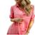 Chamise Manga Longa Max Camisa Camisão - Rosa
