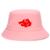 Chapéu Bucket Hat  Akatsuki Nuvem Vermelha - Rosa