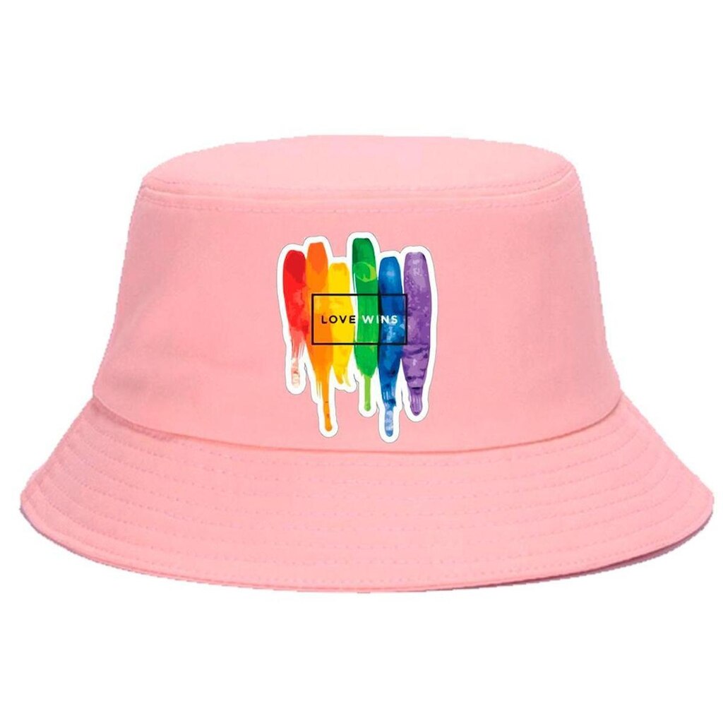 Chapéu Bucket Hat LGBT Love Wins