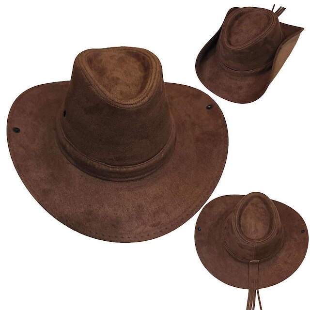 Chapéu Country Cowboy Adulto Rodeio Festa Boiadeira Camurça Clássico