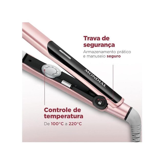 Chapinha Prancha de Cabelo Mondial P-20 C