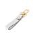 Chaveiro de Couro Mariart - Off White