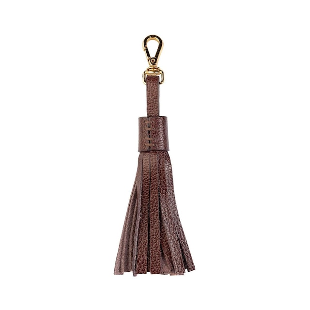 Chaveiro tassel franja em couro