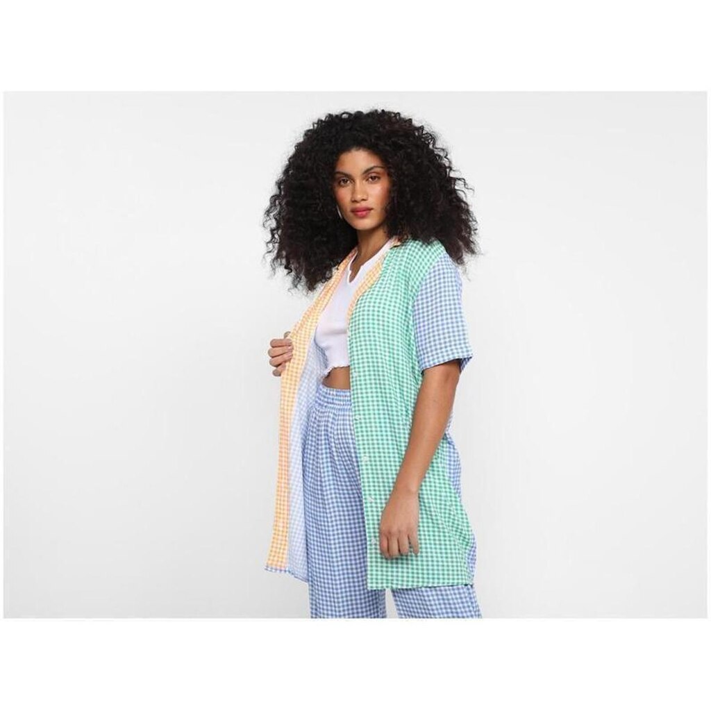 Chemise Vista   Xadrez Alongada