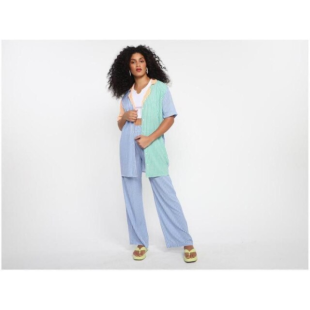 Chemise Vista Xadrez Alongada
