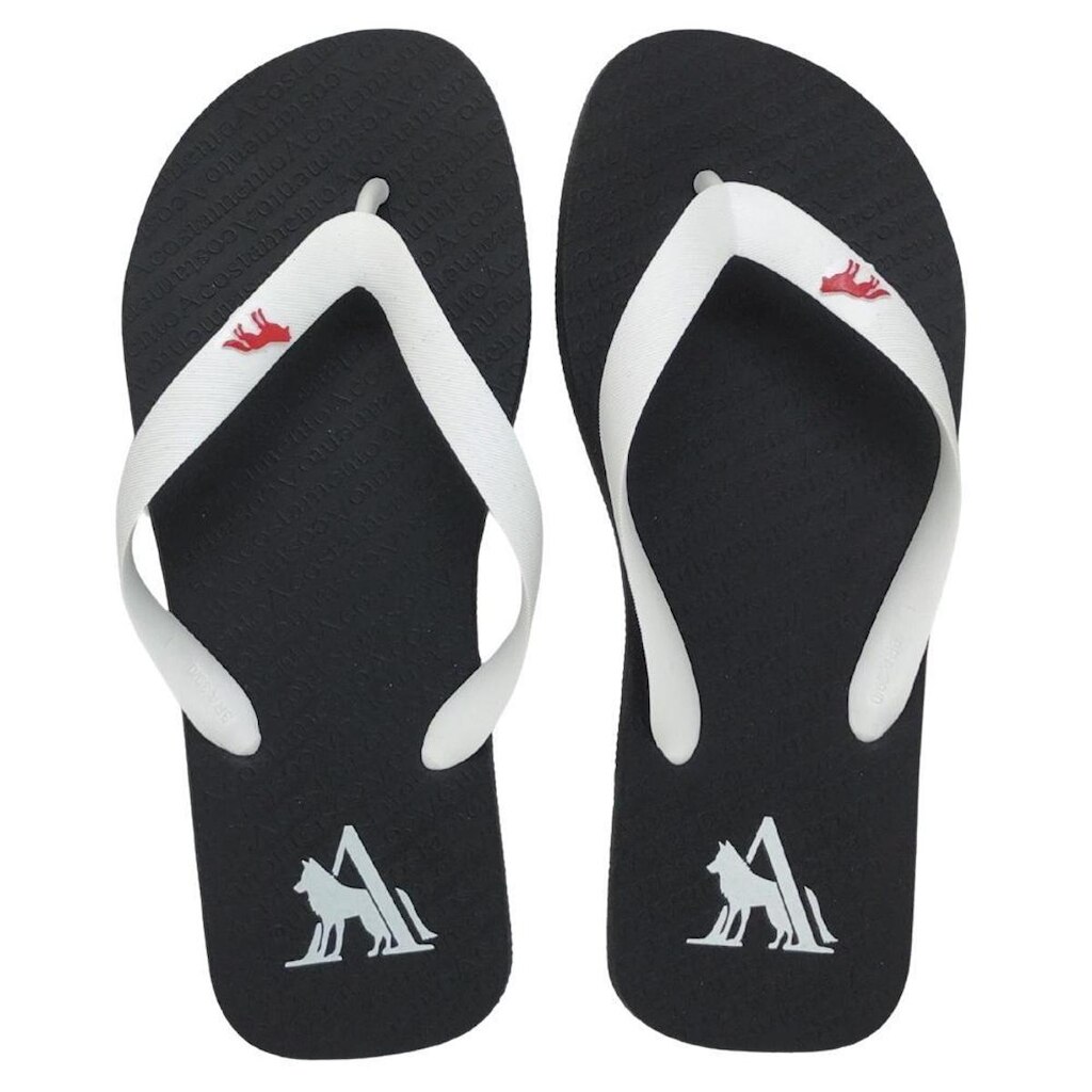 Chinelo Acostamento Masculino Lançamento Logo Alpha