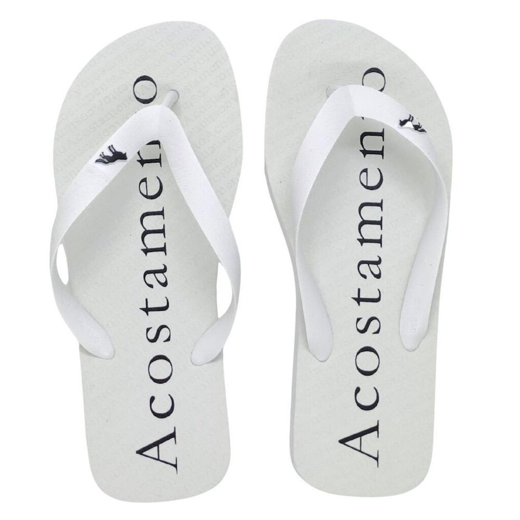 Chinelo Acostamento Masculino Tradicional Estampa Escrita
