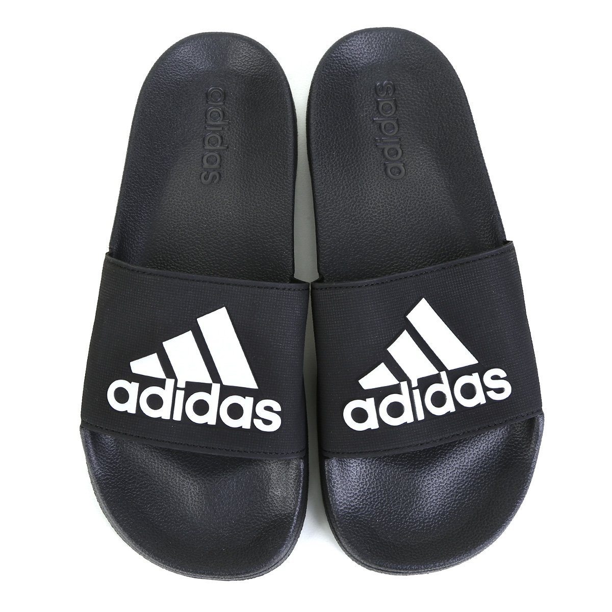 Chinelo Adidas Adilette Shower Masculino - Preto+Branco Menor preço em Chinelo Adidas Adilette Shower Masculino - Preto+Branco