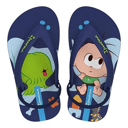 Chinelo Bebê Grendene Kids Ipanema Turma da Mônica Menina - Feminino
