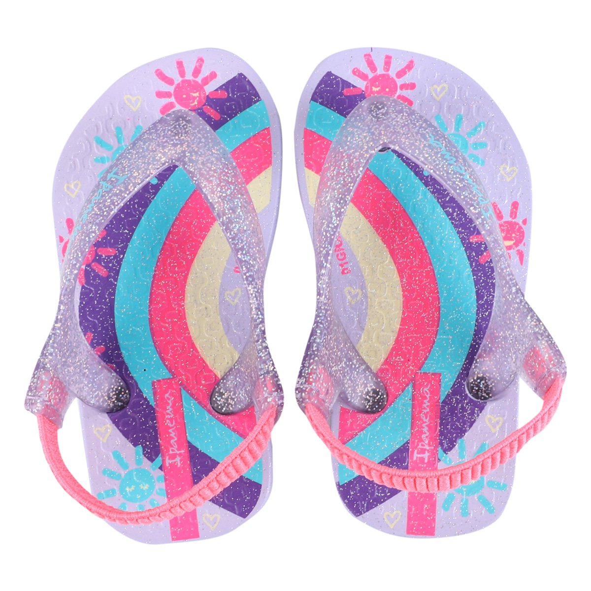 Chinelo Bebê Ipanema Brilha Baby Feminino - Rosa+Azul Menor preço em Chinelo Bebê Ipanema Brilha Baby Feminino - Rosa+Azul