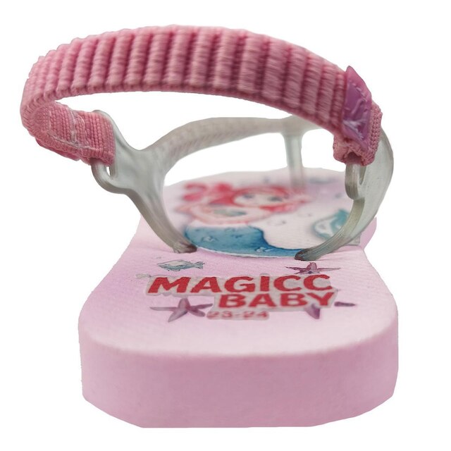 Chinelo Bebê Sandália Infantil Sereia Meninas Magicc Baby