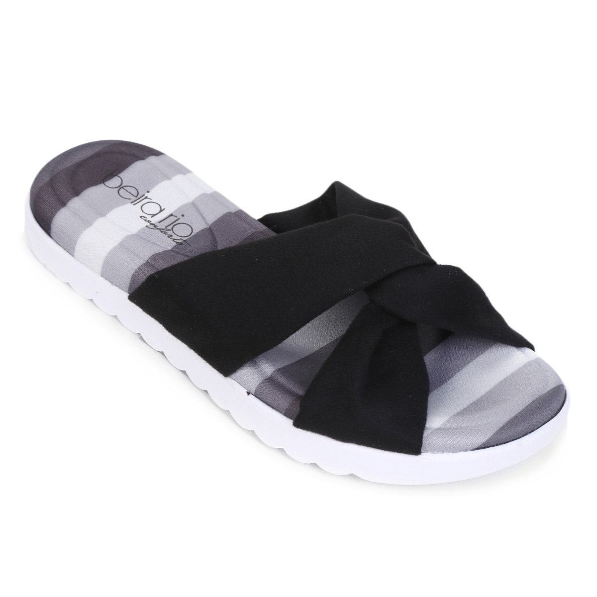 chinelo beira rio tira cruzada