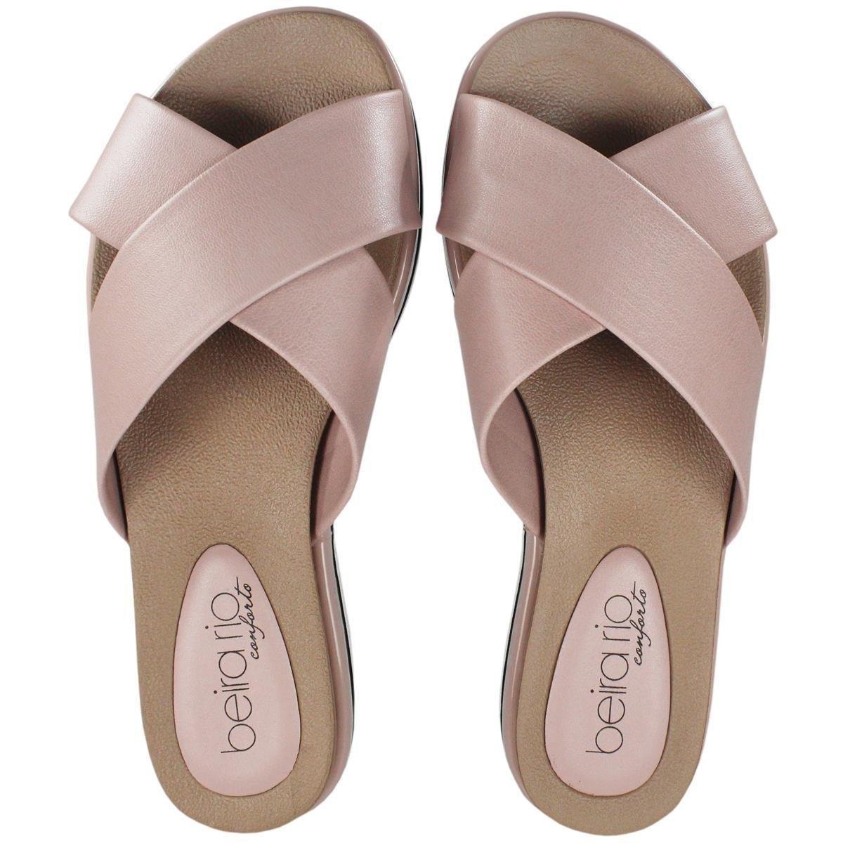 chinelo flatform beira rio