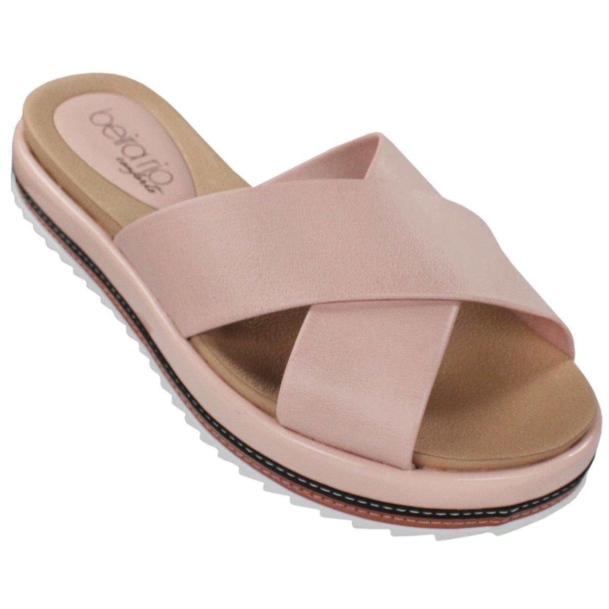 chinelo flatform beira rio