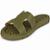 Chinelo Benévola Feminino Ortopédico Anatômico Conforto Palmilha Massageadora Macia Antiderrapante - Verde