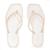 Chinelo Brizza Arezzo Bico Quadrado Metal Square Dourado - Feminino - Dourado