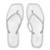 Chinelo Brizza Arezzo Bico Quadrado Metal Square Prata - Feminino - Prata