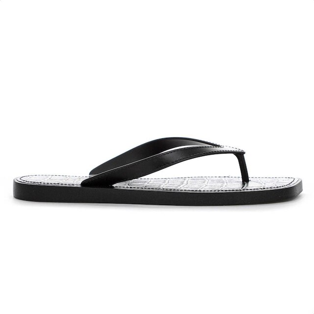 Chinelo Brizza Arezzo Croco Rivieira Square Preto - Feminino
