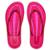 Chinelo Brizza Arezzo Tira Marrocos Translúcido Vermelho - Feminino - Vermelho