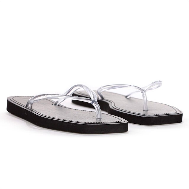 Chinelo Brizza Arezzo Tira Slim Square Preto - Feminino - Preto - 33/34