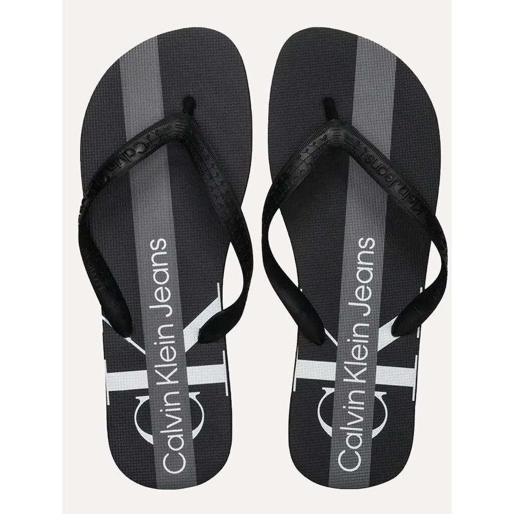 Chinelo Calvin Klein Jeans Masculino Cadarço Basic Preto
