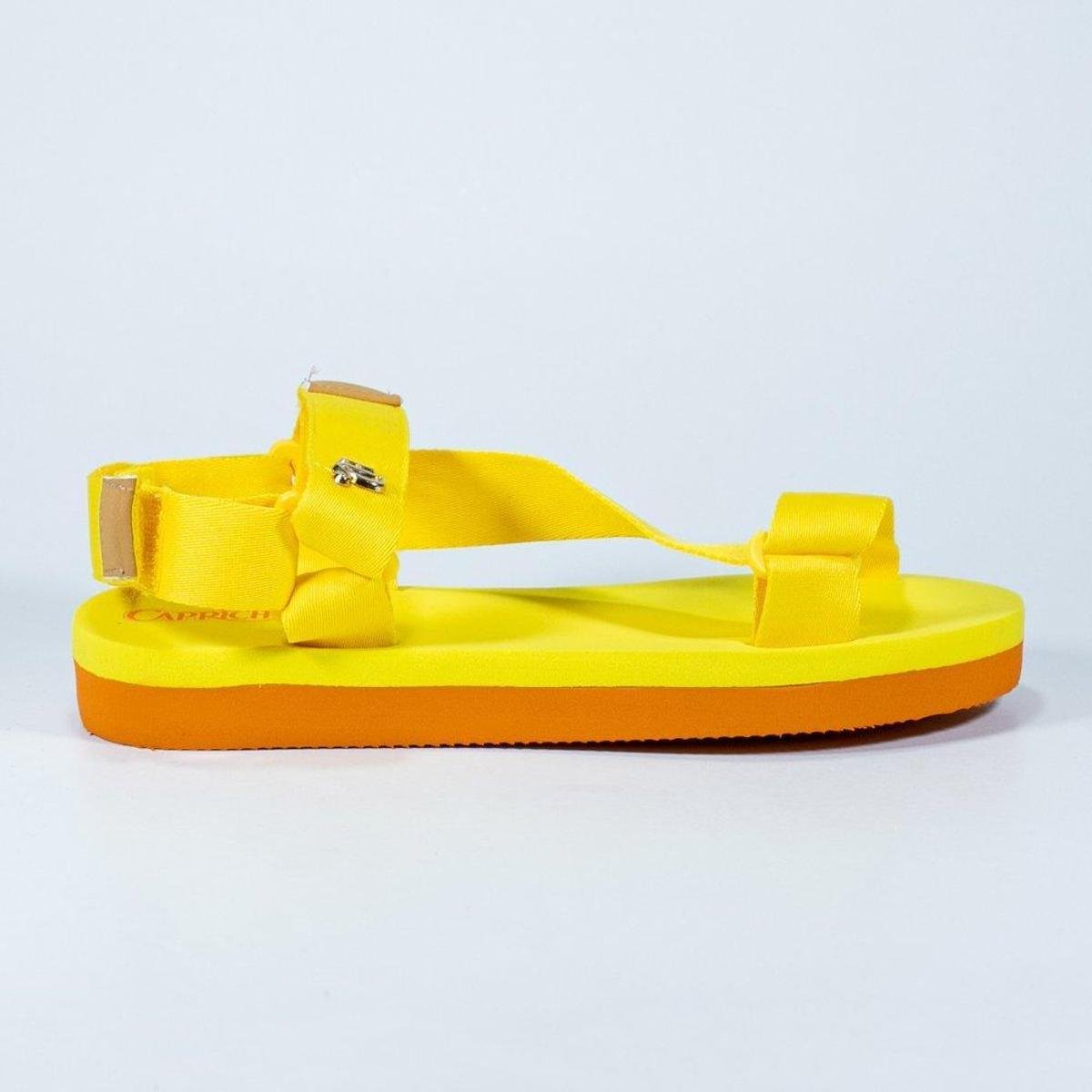 Chinelo Capricho Shoes Papete Fashion Mix Menta - Amarelo | Zattini