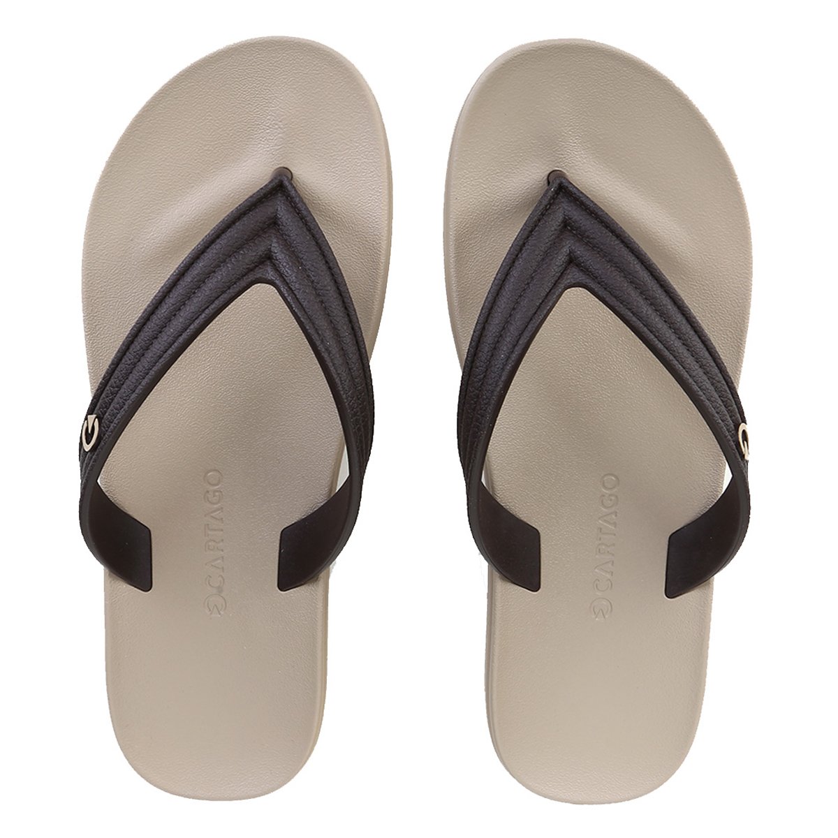 Chinelo Cartago Dedo Masculino - Bege+Marrom é ruim? Chinelo Cartago Dedo Masculino - Bege+Marrom é boa?