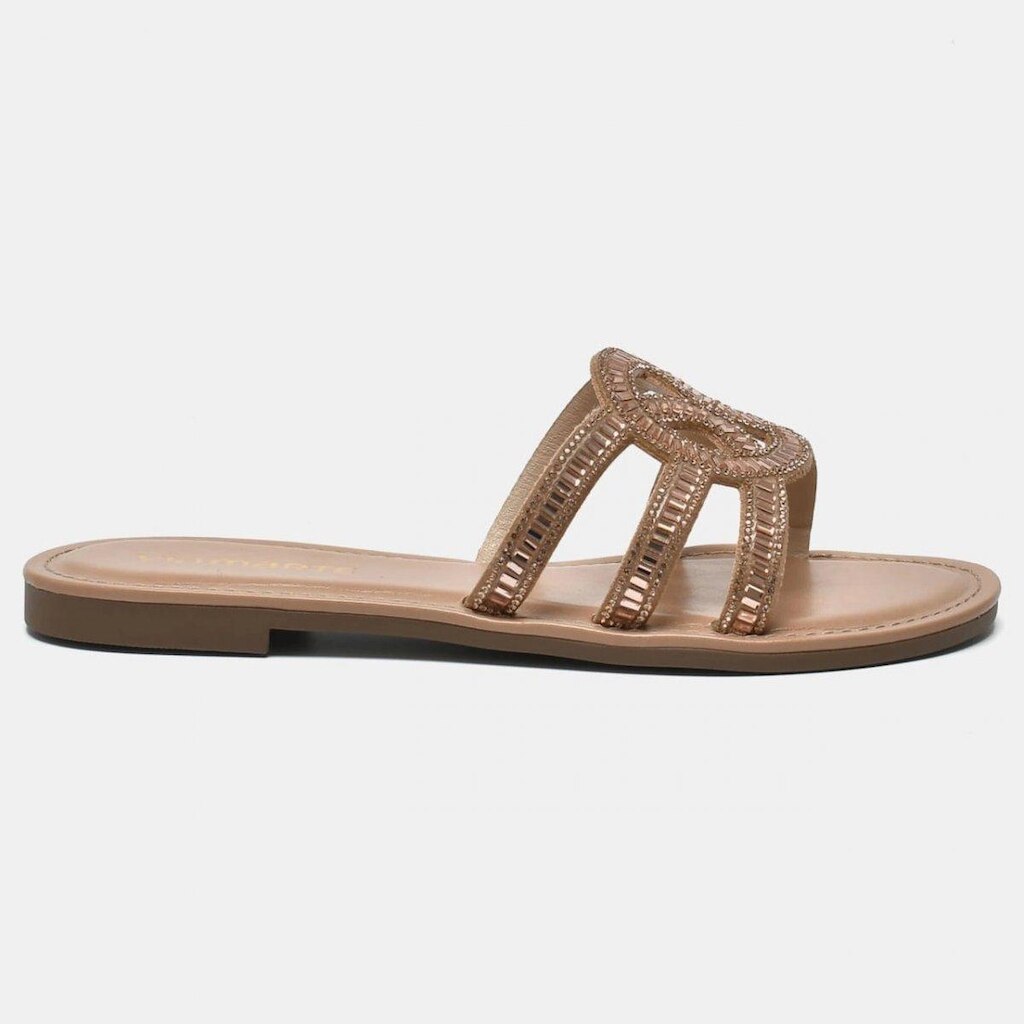 Chinelo Casual Com Pedrarias Feminino Via Marte 308003-01