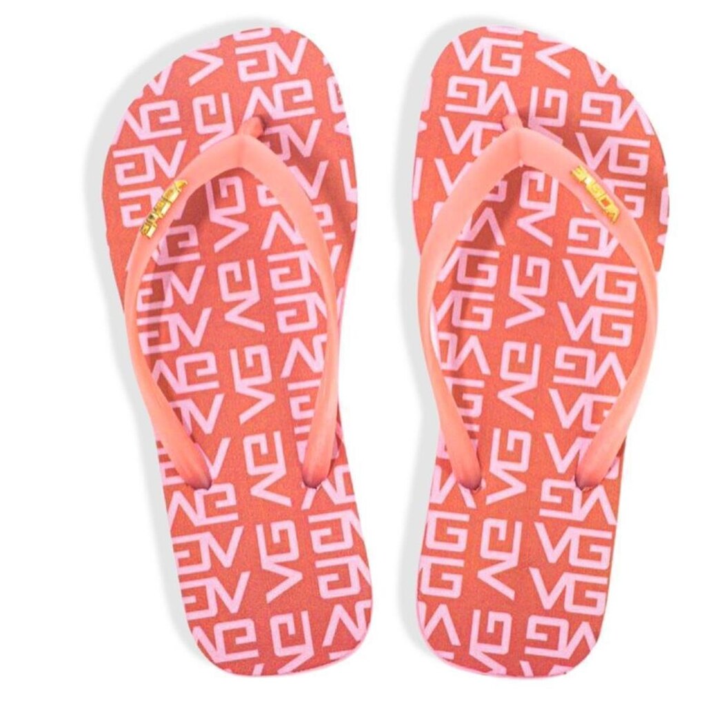 Chinelo Casual Vogue Feminino Estampado Moda Praia Conforto