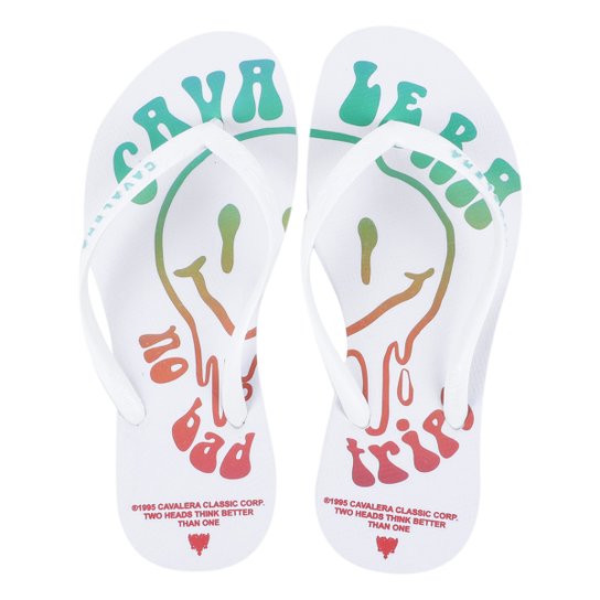 Chinelo Cavalera Yasmin Feminino - Branco