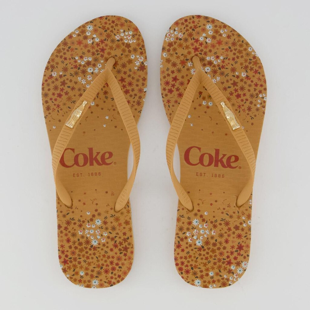 Chinelo Coca Cola Aiken Feminino Marrom