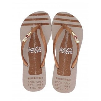 Chinelo Coca-Cola Estampa Garrafa