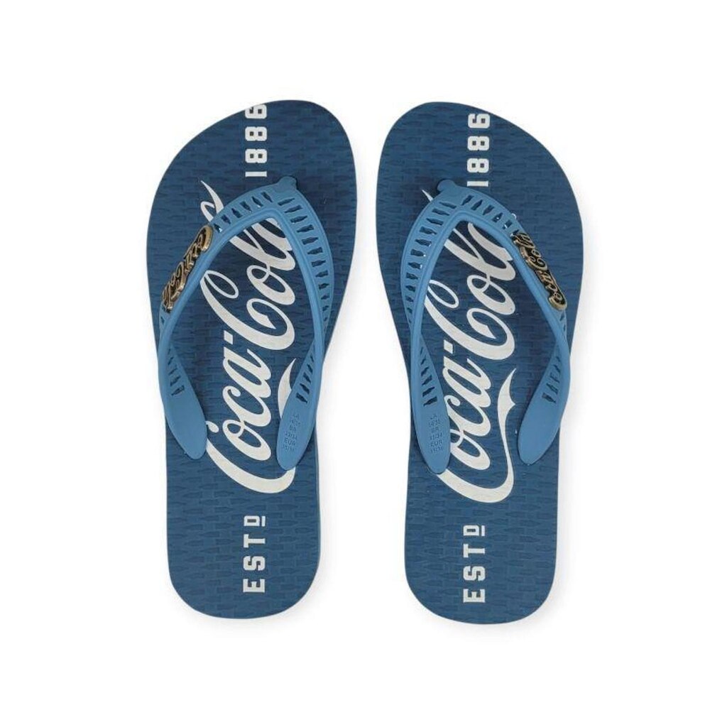 Chinelo Coca-Cola Shoes 1886 Masculino Adulto Ref CC3515