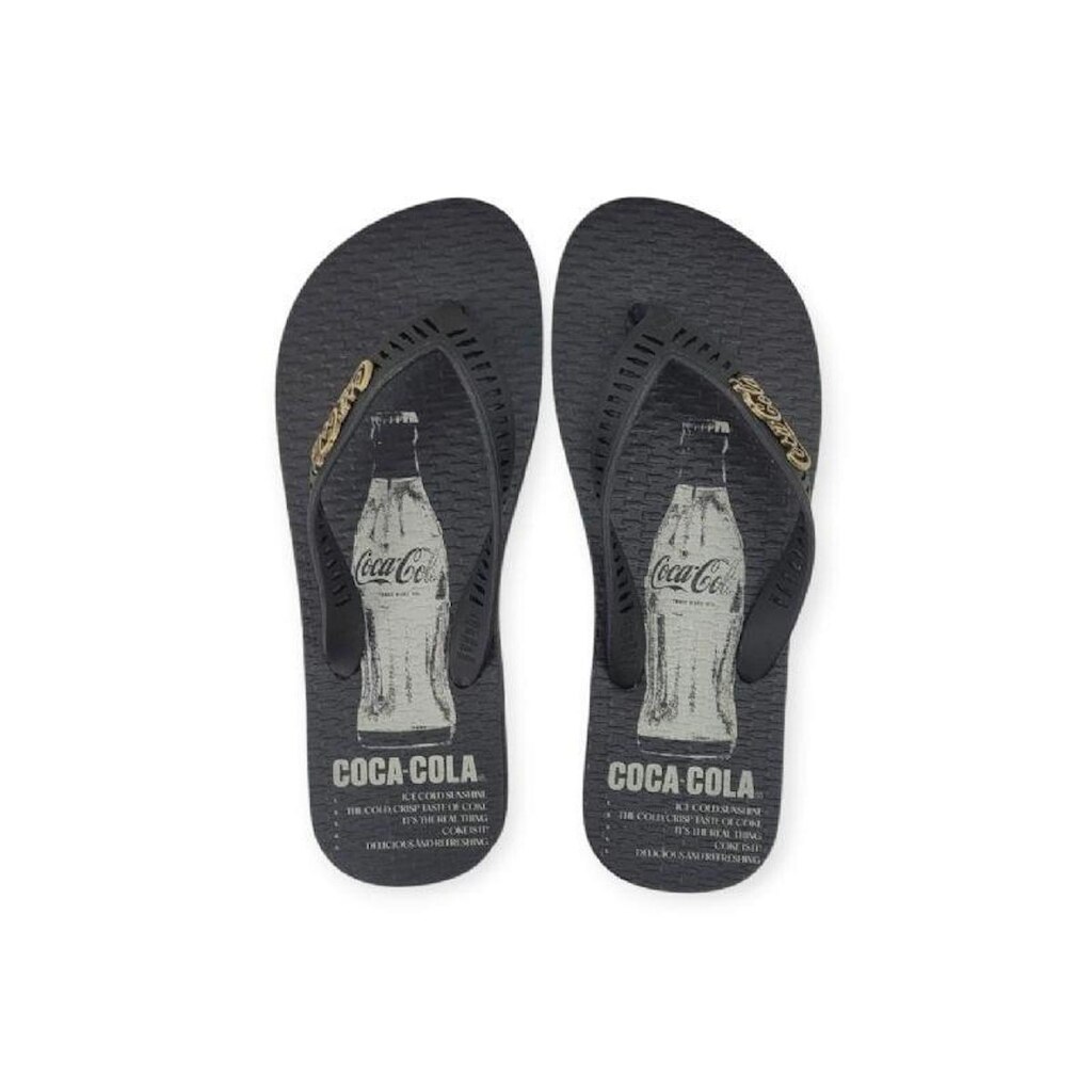 Chinelo Coca-Cola Shoes Genoa Masculino Adulto Ref. CC4853