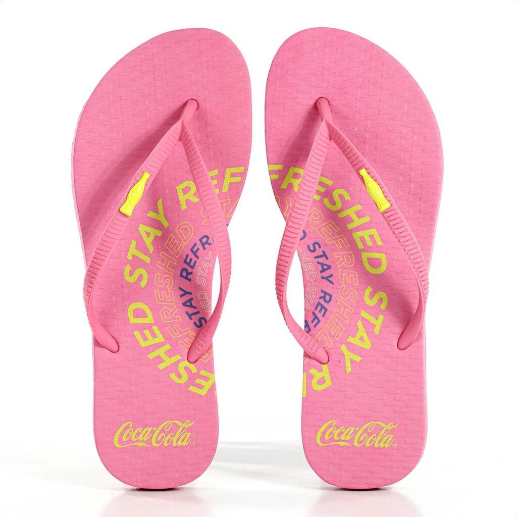 Chinelo Coca Cola Stay Rosa - Feminino