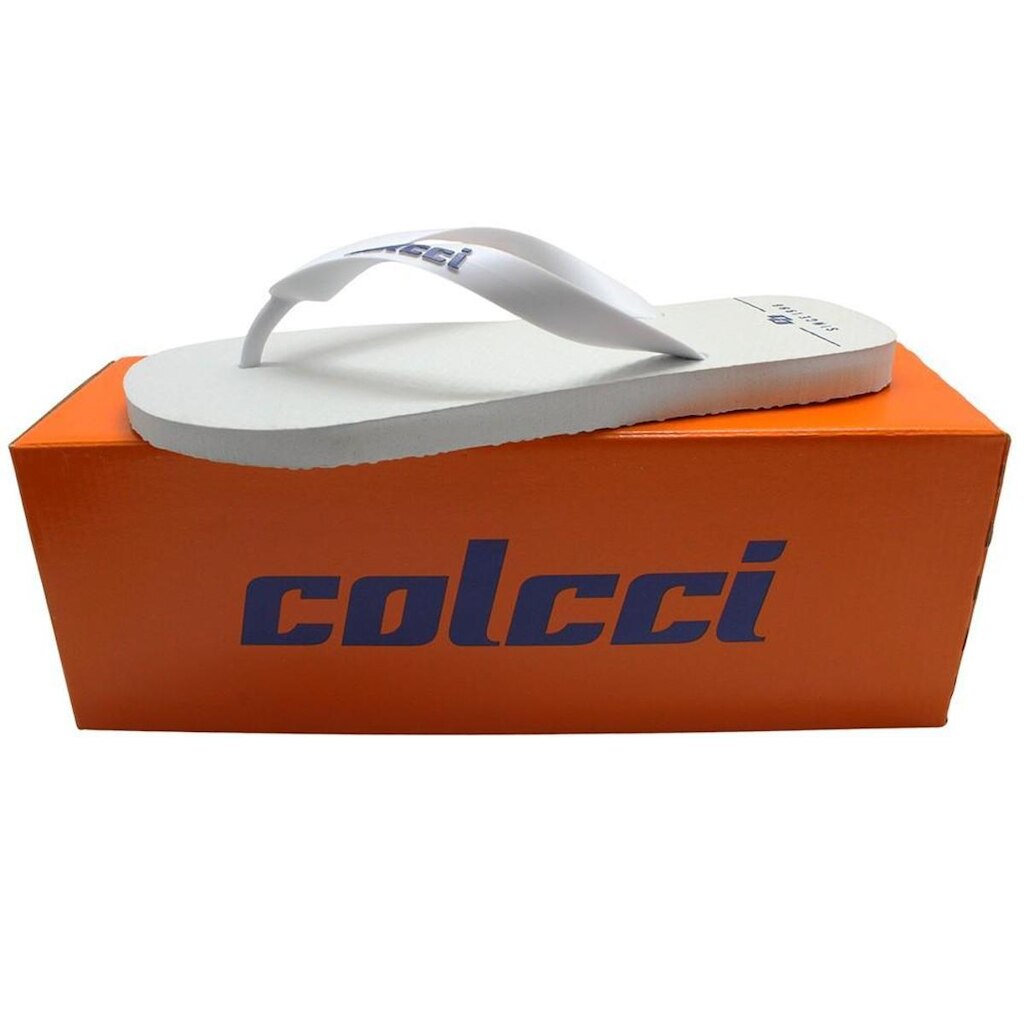 Chinelo Colcci Basic 1986 Branco Masculino
