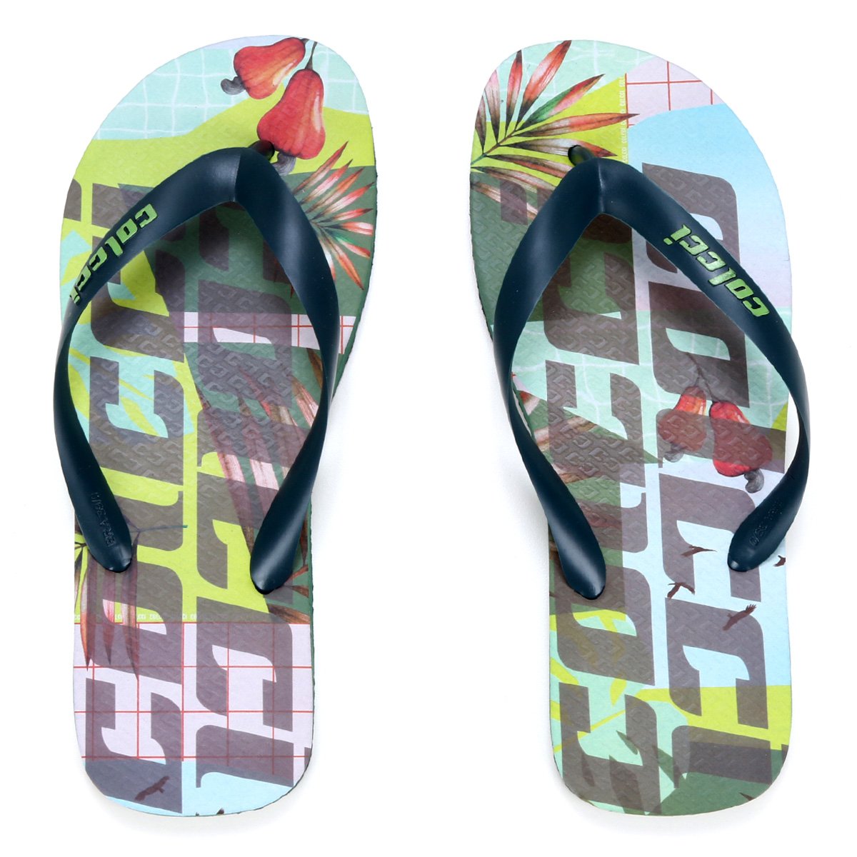 Chinelo Colcci Cajuaçu Masculino - Verde Menor preço em Chinelo Colcci Cajuaçu Masculino - Verde