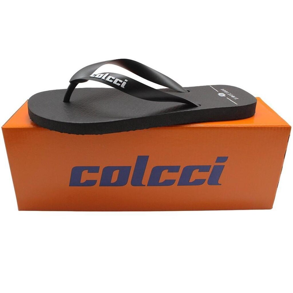 Chinelo Colcci Original 1986 Preto Masculino