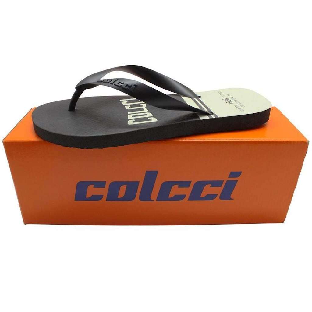 Chinelo Colcci Original Preto Masculino