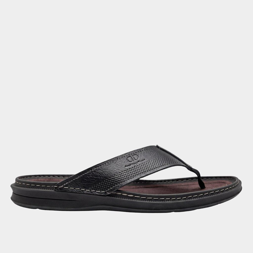 Chinelo Couro Democrata Lazy Masculino