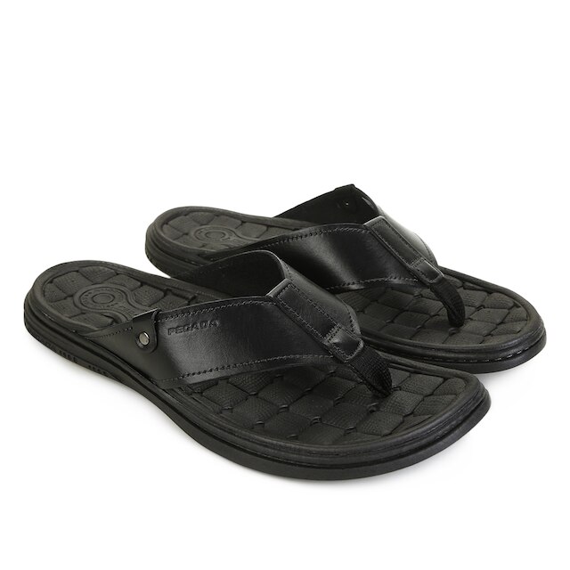 Chinelo Couro Pegada Básico Masculino