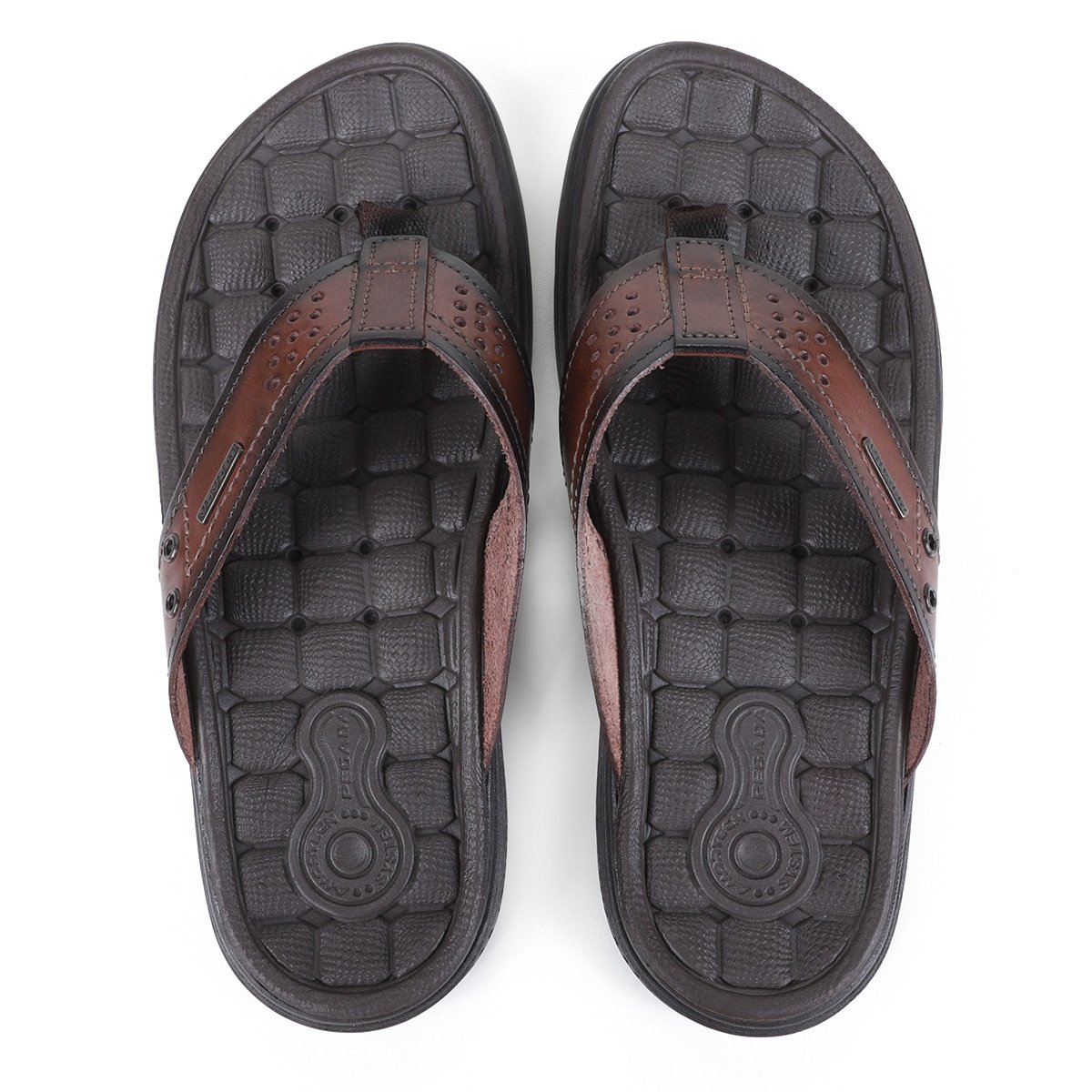 Chinelo Couro Pegada Masculino Menor preço em Chinelo Couro Pegada Masculino