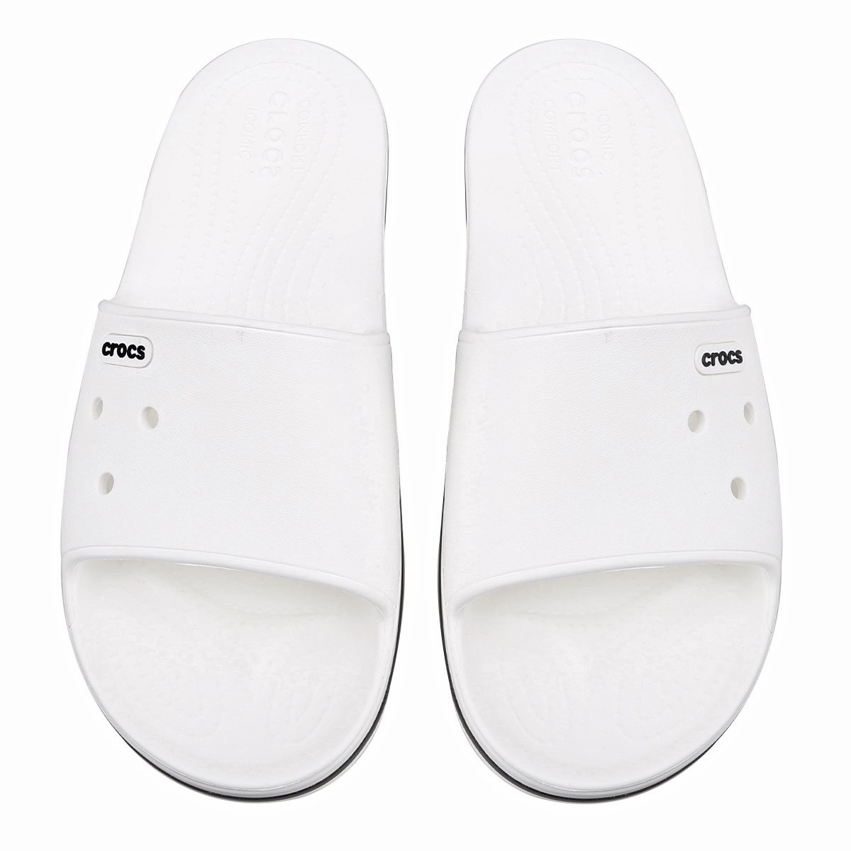 Chinelo Crocs Crocband III Slide - Branco+Preto é ruim? Chinelo Crocs Crocband III Slide - Branco+Preto é boa?