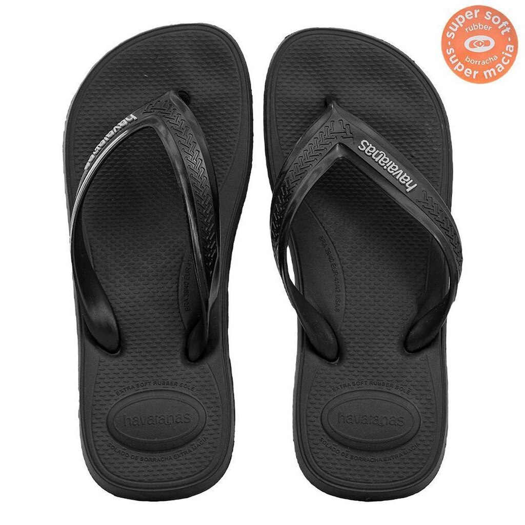 Chinelo de Dedo Cinza Top Max Comfort | Havaianas
