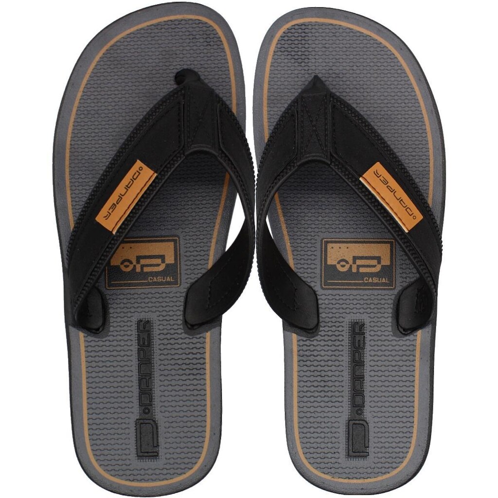 Chinelo De Dedo Danper Moscou Tiras Largas Masculino