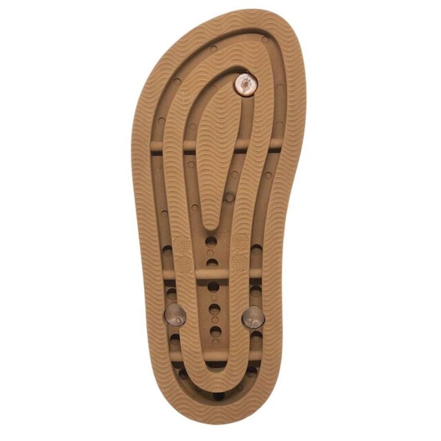 Chinelo de Dedo Feminino Moderno Tiras Pedras Flat Cacci