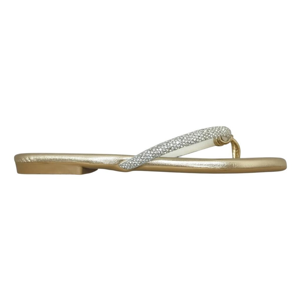 Chinelo De Dedo Feminino Rasteirinha Moleca Brilho 5557.103