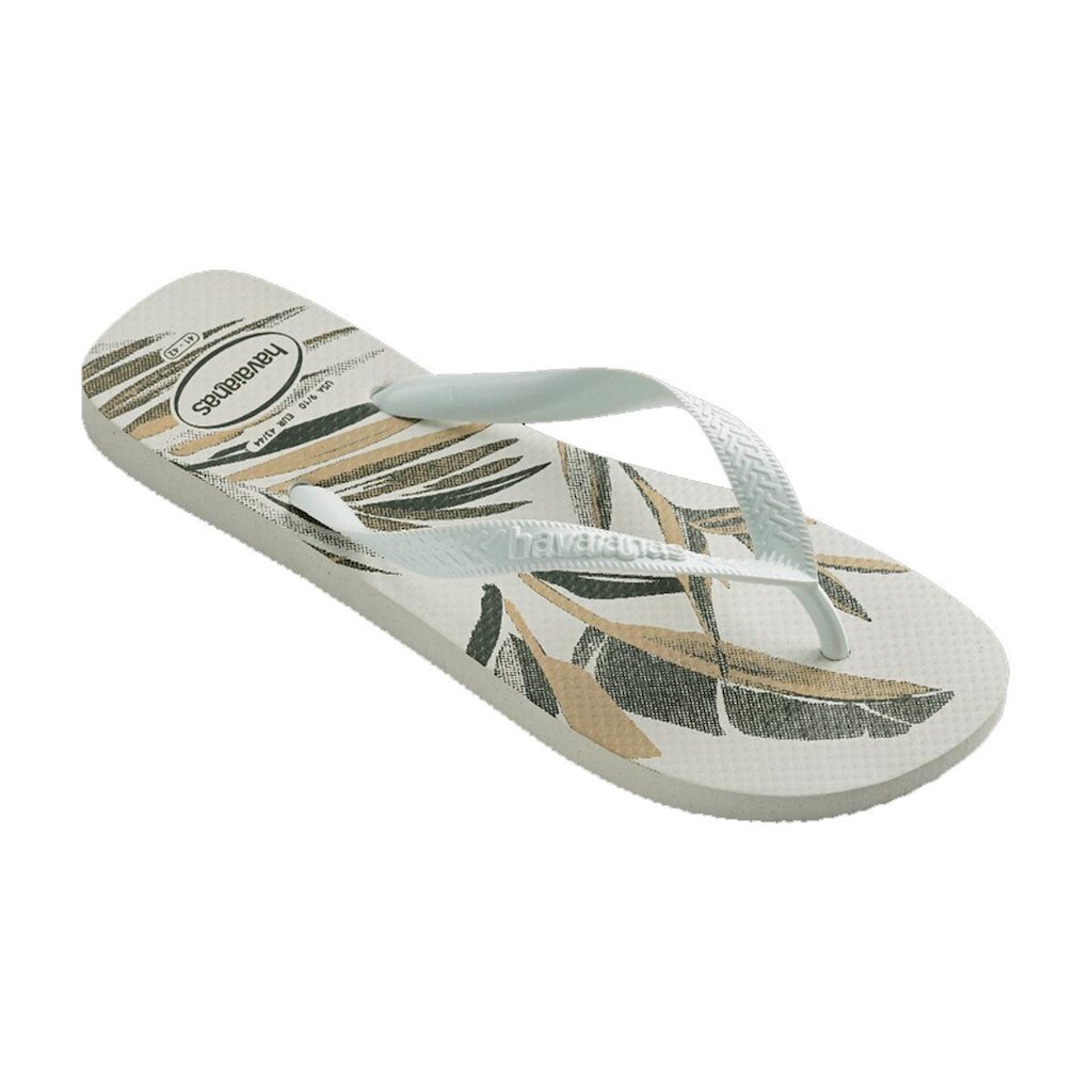 Chinelo de Dedo Floral Masculino Aloha FC Havaianas Branco 45/46